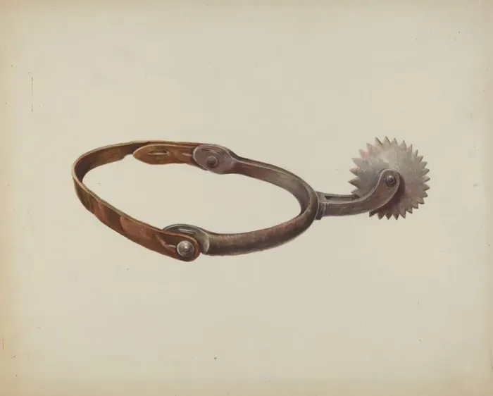 Framed Print : Spur, c. 1936. Creator: Gerald Transpota Framed Print : Spur, c. 1936. Creator: Gerald Transpota