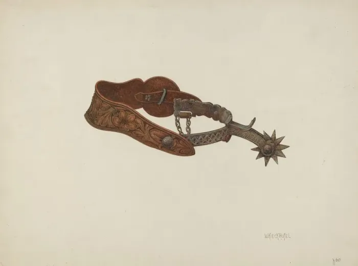 Framed Print : Spur, c. 1939. Creator: William Kieckhofel Framed Print : Spur, c. 1939. Creator: William Kieckhofel