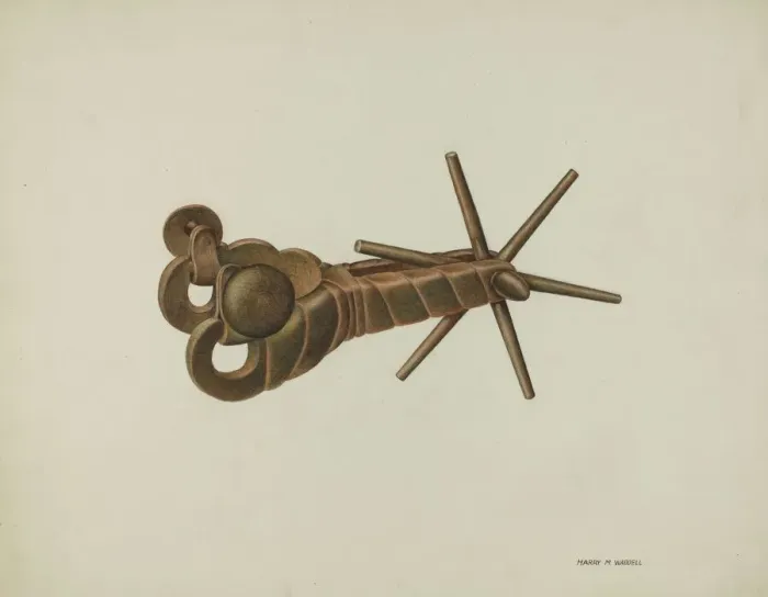 Framed Print : Spur, c. 1940. Creator: Harry Mann Waddell Framed Print : Spur, c. 1940. Creator: Harry Mann Waddell