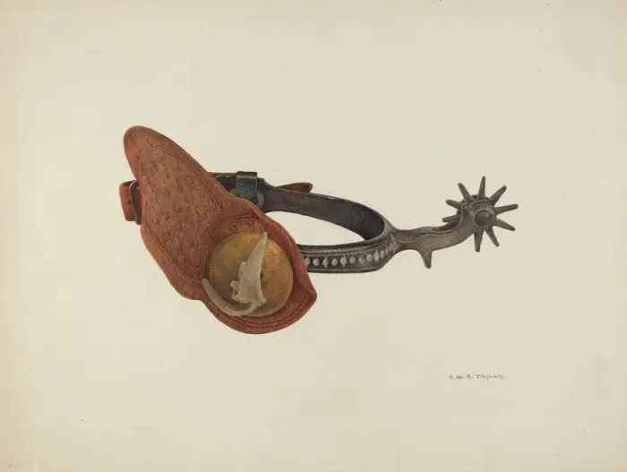 Framed Print : Spur, c. 1941. Creator: Robert W. R. Taylor Framed Print : Spur, c. 1941. Creator: Robert W. R. Taylor