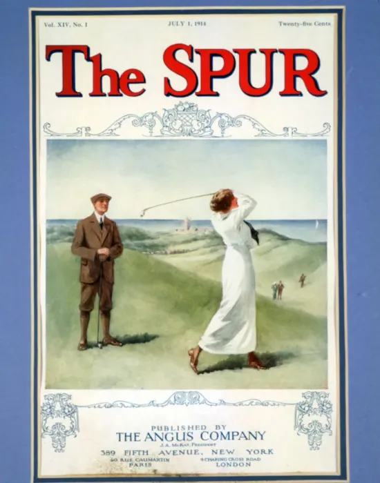 Framed Print : The Spur magazine cover, July 1914 Framed Print : The Spur magazine cover, July 1914