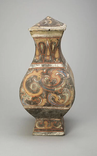 Square-Sectioned Jar (Fanghu), Western Han dynasty (206 B. C. -A. D. 9). Creator: Unknown