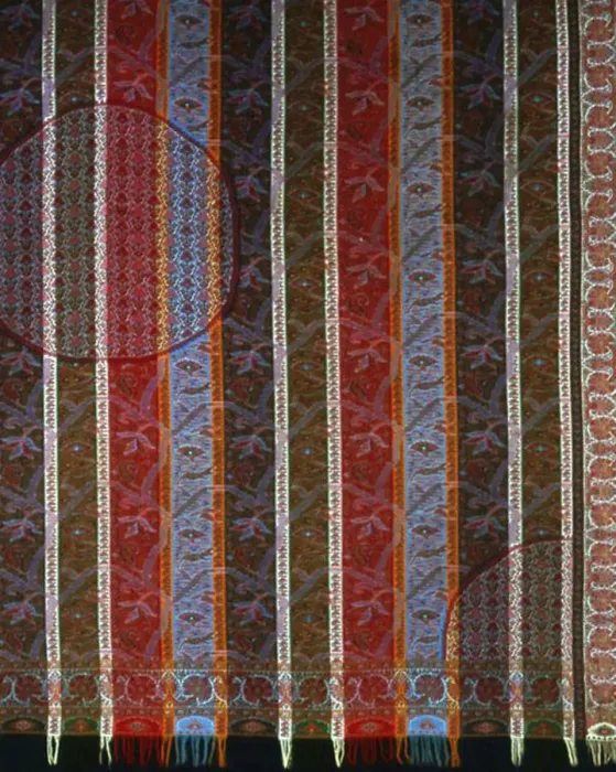 Framed Print : Square Shawl, Europe, 1840 / 55. Creator: Unknown Framed Print : Square Shawl, Europe, 1840 / 55. Creator: Unknown