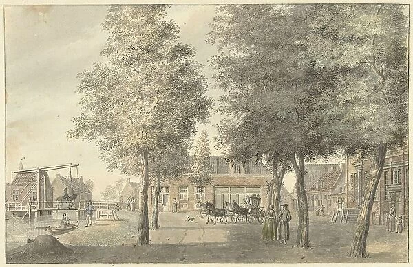 Square in the village of Zuilen, 1757-1822. Creator: Hermanus Petrus Schouten