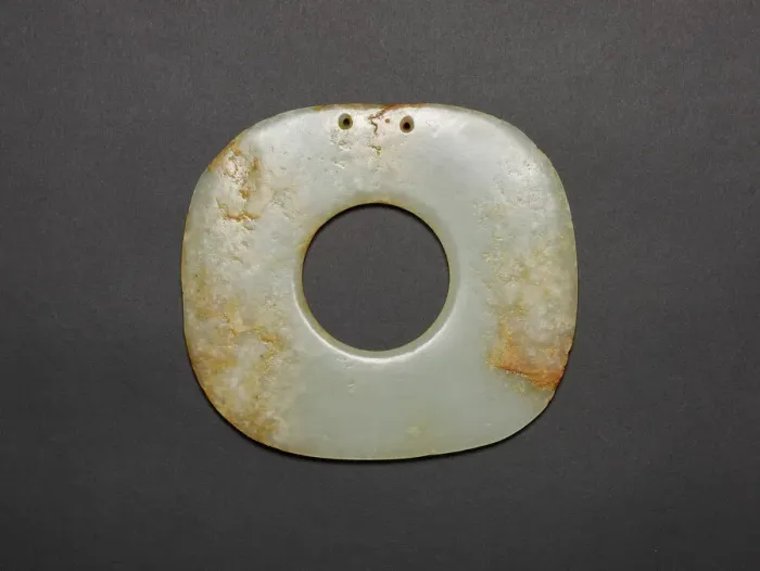 Framed Print : Squarish Disk with Rounded Corners, Neolithic period, Hongshan culture, c. 3000 B. C Framed Print : Squarish Disk with Rounded Corners, Neolithic period, Hongshan culture, c. 3000 B. C