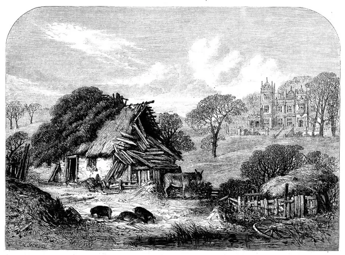 Framed Print : Squire Mayduke's Daughter': Will Teague's House - drawn by Samuel Read, 1862. Creator: Mason Jackson. Squire Mayduke's Daughter': Will Teague's House - drawn by Samuel Read, 1862. Creator: Mason Jackson Framed Print : Squire Mayduke's Daughter': Will Teague's House - drawn by Samuel Read, 1862. Creator: Mason Jackson. Squire Mayduke's Daughter': Will Teague's House - drawn by Samuel Read, 1862. Creator: Mason Jackson