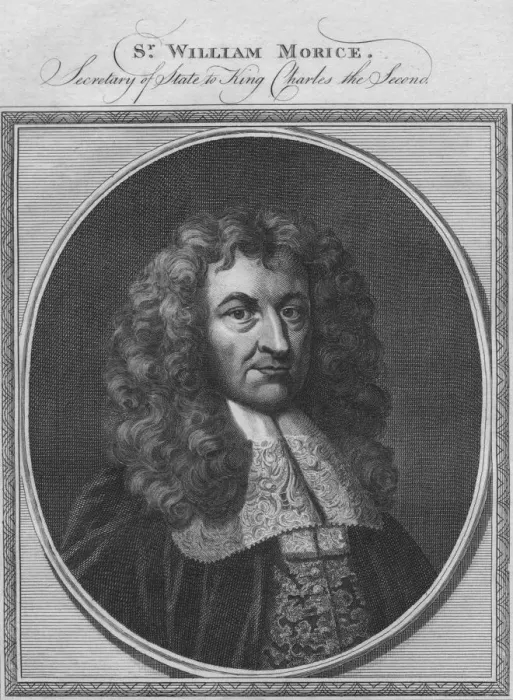 Framed Print : Sr. William Morice, Secretary of State to King Charles the Second, 1784. Creator: Unknown Framed Print : Sr. William Morice, Secretary of State to King Charles the Second, 1784. Creator: Unknown