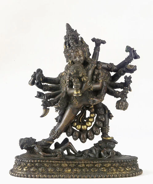 Sri Cakrasamvara and Vajravarahi, 16th-17th century. Creator: Unknown