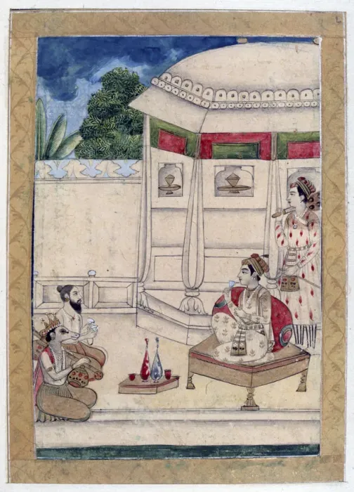Framed Print : Sri Raga, Ragamala Album, School of Rajasthan, 19th century Framed Print : Sri Raga, Ragamala Album, School of Rajasthan, 19th century