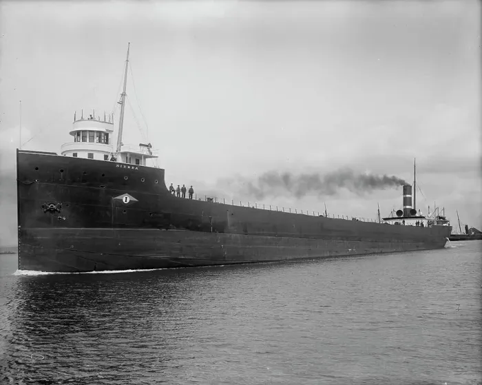 Framed Print : S.S. Sierra, between 1906 and 1910. Creator: Unknown Framed Print : S.S. Sierra, between 1906 and 1910. Creator: Unknown
