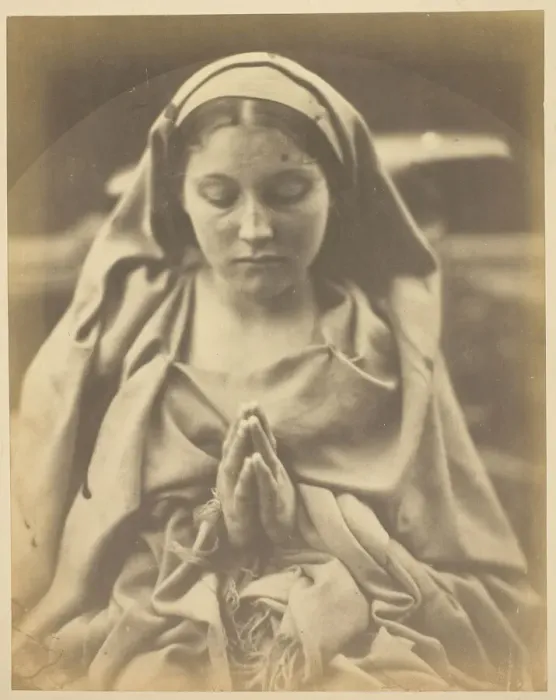 Framed Print : St. Agnes, 1864 / 65. Creator: Julia Margaret Cameron Framed Print : St. Agnes, 1864 / 65. Creator: Julia Margaret Cameron