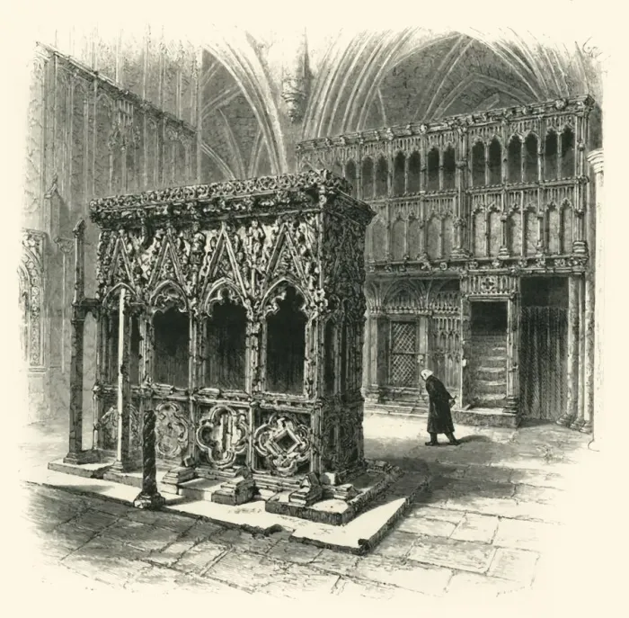 Framed Print : St. Albans Shrine, c1870 Framed Print : St. Albans Shrine, c1870