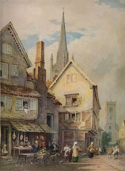 St. Alkmunds, Shrewsbury, 1801, (1938). Artist: John Varley I