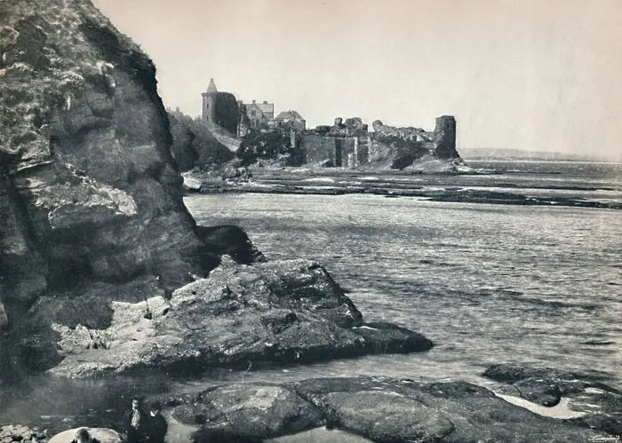 Framed Print : St. Andrews - The Castle, Seen from the South-East, 1895 Framed Print : St. Andrews - The Castle, Seen from the South-East, 1895