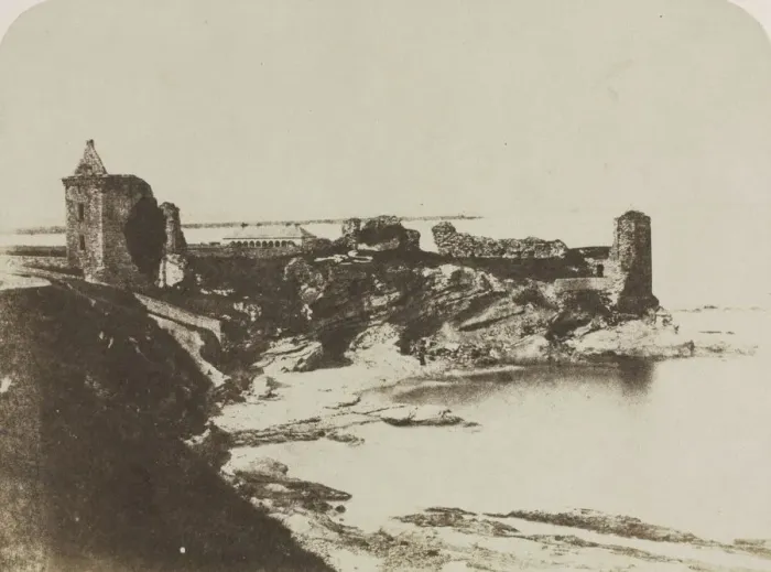 Framed Print : St. Andrews Castle, from the Southeast, 1846. Creator: David Octavius Hill (British Framed Print : St. Andrews Castle, from the Southeast, 1846. Creator: David Octavius Hill (British