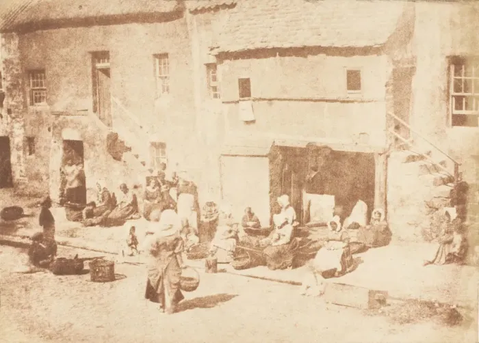 Framed Print : St. Andrews. North Street, Fishergate, 1843-47. Creators: David Octavius Hill Framed Print : St. Andrews. North Street, Fishergate, 1843-47. Creators: David Octavius Hill