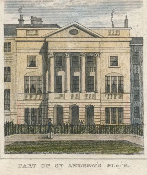 Framed Print : Part of St. Andrews Place, 19th century. Creator: Unknown Framed Print : Part of St. Andrews Place, 19th century. Creator: Unknown