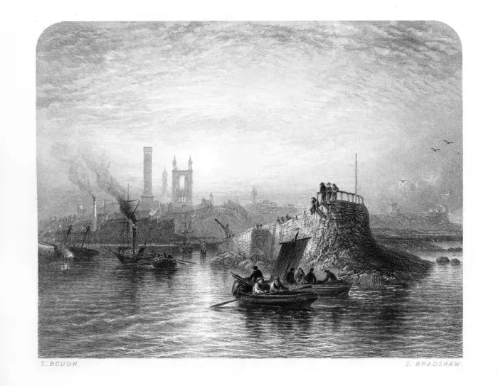 Framed Print : St Andrews, Scotland, 1870. Artist:s Bradshaw Framed Print : St Andrews, Scotland, 1870. Artist:s Bradshaw