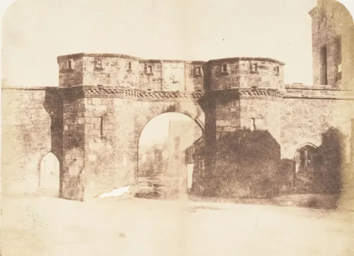 Framed Print : St. Andrews. The West Port, 1843-47. Creators: David Octavius Hill, Robert Adamson Framed Print : St. Andrews. The West Port, 1843-47. Creators: David Octavius Hill, Robert Adamson