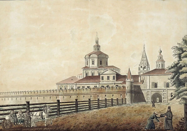 The St. Andronik Monastery in Moscow, 1780s. Artist: Camporesi, Francesco (1747-1831)