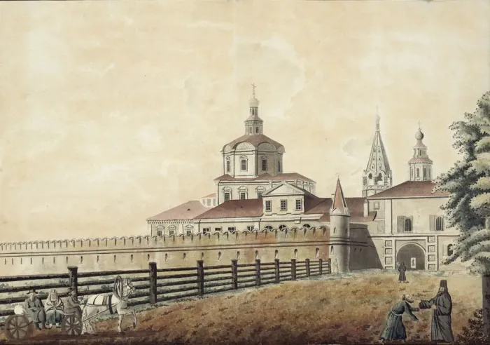 Framed Print : The St. Andronik Monastery in Moscow, 1780s. Artist: Camporesi, Francesco (1747-1831) Framed Print : The St. Andronik Monastery in Moscow, 1780s. Artist: Camporesi, Francesco (1747-1831)