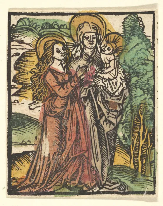 Framed Print : St. Anne (copy), after 1511. Creator: Unknown Framed Print : St. Anne (copy), after 1511. Creator: Unknown