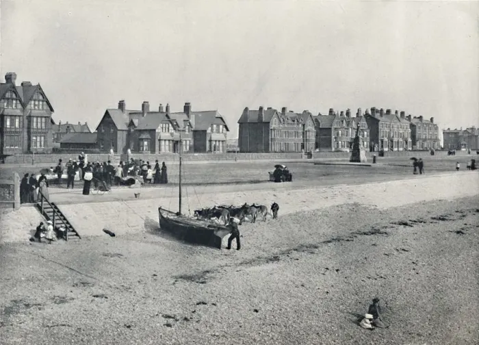 Framed Print : St. Anne s-On-Sea - The South Promenade, 1895 Framed Print : St. Anne s-On-Sea - The South Promenade, 1895