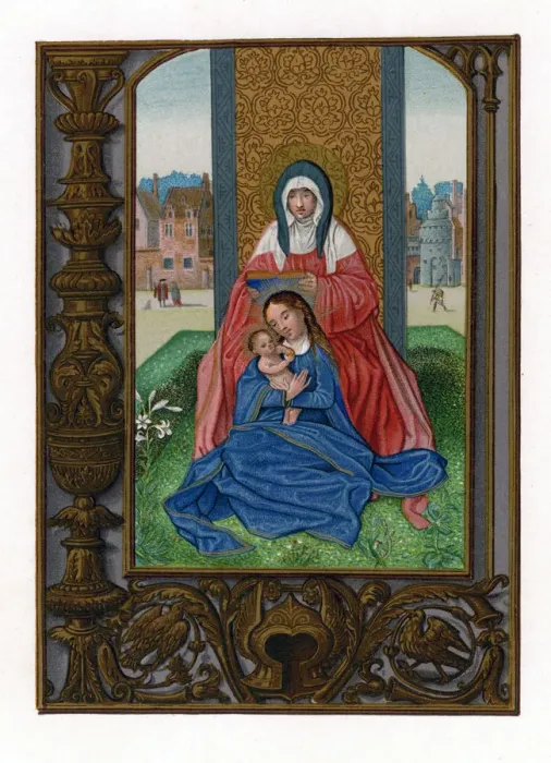 Framed Print : St Anne with the Virgin and child, 1516-1529 Framed Print : St Anne with the Virgin and child, 1516-1529
