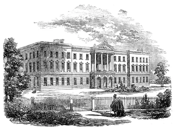 Framed Print : St. Ann's Royal Asylum, Brixton, 1857. Creator: Unknown Framed Print : St. Ann's Royal Asylum, Brixton, 1857. Creator: Unknown