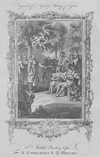 St. Augustine Preaching before King Ethelbert & Queen Bertha, 1773. Creator