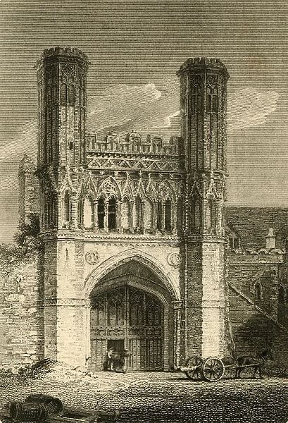 St. Augustines Gate, (Canterbury) Kent, 1802. Creator: Samuel Rawle