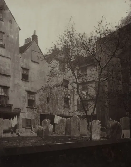 Framed Print : St. Bartholomews: The Churchyard Looking towards Cloth Fair, 1877. Creator: Alfred H Framed Print : St. Bartholomews: The Churchyard Looking towards Cloth Fair, 1877. Creator: Alfred H