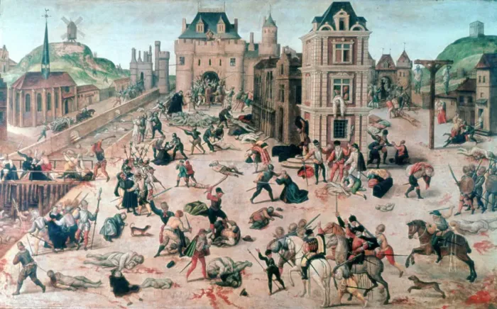 Framed Print : St Bartholomews Day Massacre, c1810-1870. Artist: Francois Dubois Framed Print : St Bartholomews Day Massacre, c1810-1870. Artist: Francois Dubois