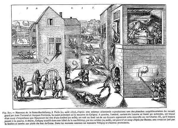 St Bartholomews Day Massacre, Paris, 24 August 1572