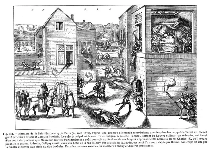 Framed Print : St Bartholomews Day Massacre, Paris, 24 August 1572 Framed Print : St Bartholomews Day Massacre, Paris, 24 August 1572