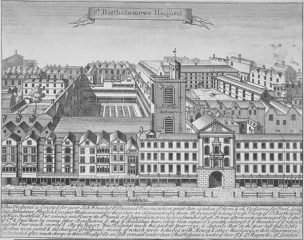 St Bartholomews Hospital, Smithfield, City of London, 1723