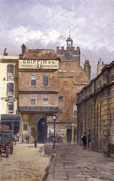 St Bartholomews Priory, London, 1881. Artist: John Crowther