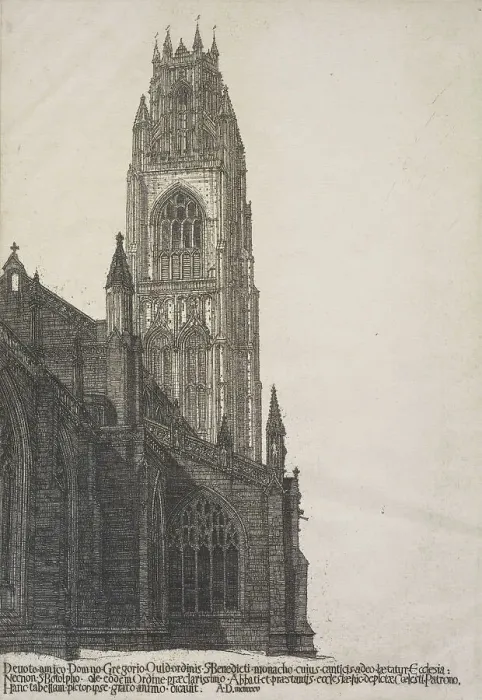 Framed Print : St. Botolph's, Boston, 1925. Creator: Frederick Landseer Maur Griggs Framed Print : St. Botolph's, Boston, 1925. Creator: Frederick Landseer Maur Griggs