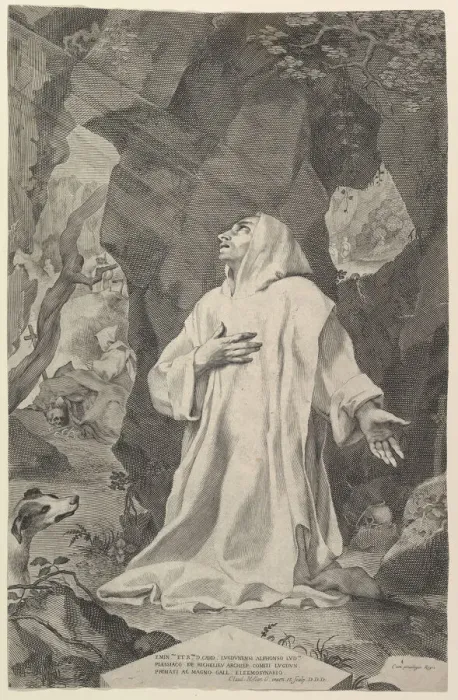 Framed Print : St. Bruno. Creator: Claude Mellan Framed Print : St. Bruno. Creator: Claude Mellan