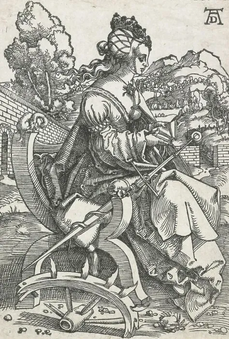 Framed Print : St. Catherine, 1505-1507. Creator: Hans Baldung Framed Print : St. Catherine, 1505-1507. Creator: Hans Baldung