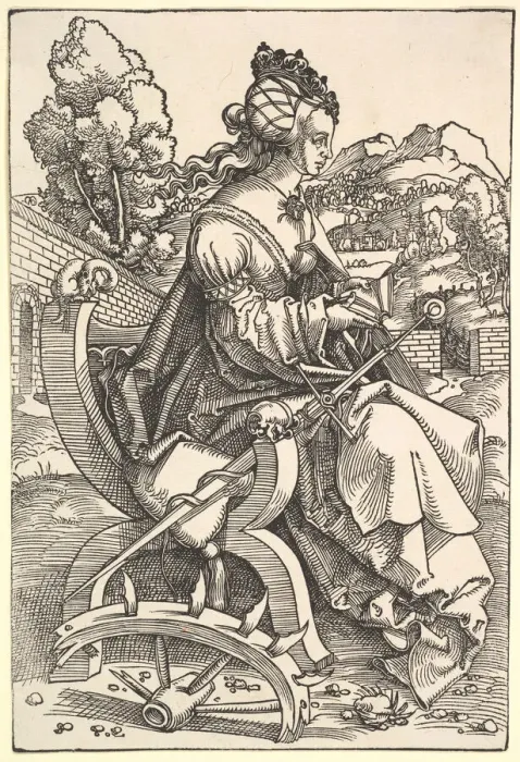 Framed Print : St. Catherine, ca. 1505. Creator: Hans Baldung Framed Print : St. Catherine, ca. 1505. Creator: Hans Baldung