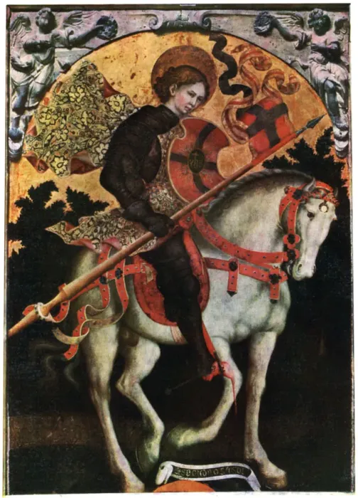 Framed Print : St Chrisogonus, 15th century, (1933). Artist: Michele Giambono Framed Print : St Chrisogonus, 15th century, (1933). Artist: Michele Giambono