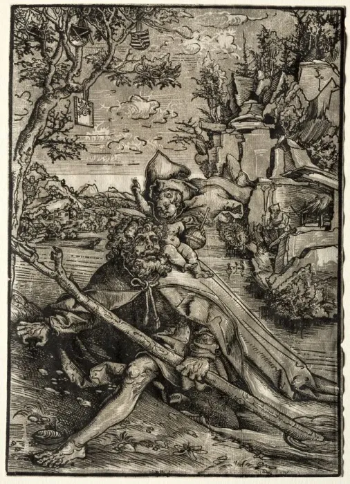 Framed Print : St. Christopher, c. 1509. Creator: Lucas Cranach (German, 1472-1553) Framed Print : St. Christopher, c. 1509. Creator: Lucas Cranach (German, 1472-1553)