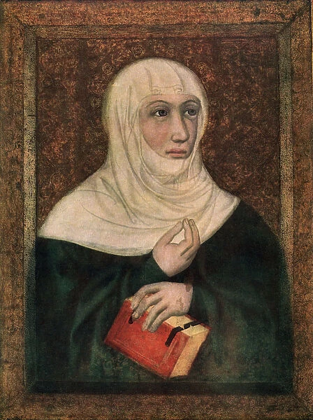 St Clara, 1365-1367 (1955). Artist: Master Theodoric