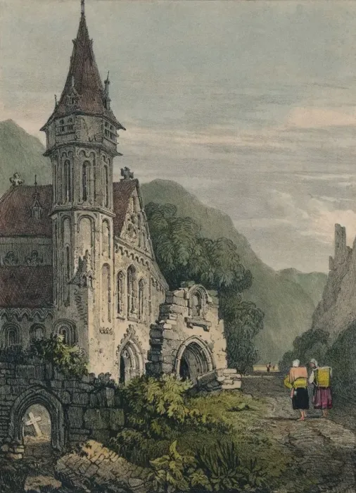 Framed Print : St. Clement, 1824. Artist: Charles Joseph Hullmandel Framed Print : St. Clement, 1824. Artist: Charles Joseph Hullmandel