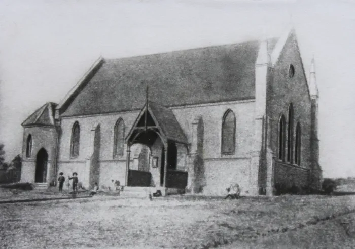 Framed Print : St. Clement's Church of England, Mosman, c1890. Creator: Unknown. St. Clement's Church of England, Mosman, c1890. Creator: Unknown Framed Print : St. Clement's Church of England, Mosman, c1890. Creator: Unknown. St. Clement's Church of England, Mosman, c1890. Creator: Unknown