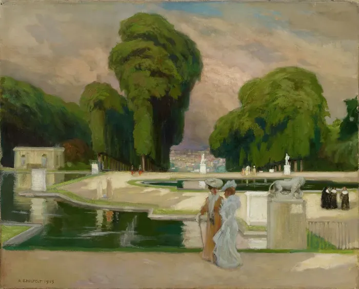 Framed Print : From St. Cloud Park, Paris, 1905. Creator: Albert Edelfelt Framed Print : From St. Cloud Park, Paris, 1905. Creator: Albert Edelfelt