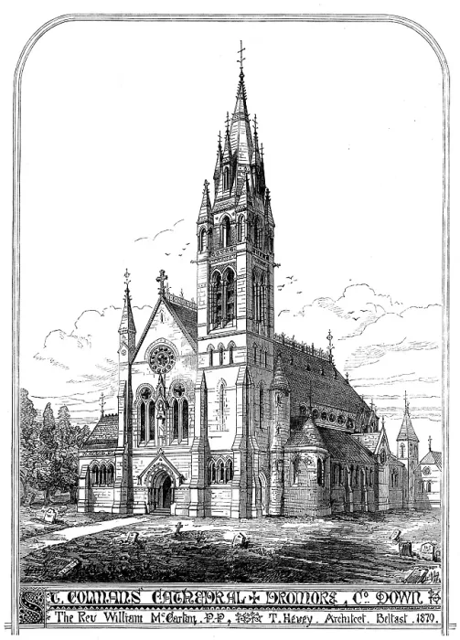 Framed Print : St. Colman's Cathedral, Dromore, Co. Down, 1873. Creator: Unknown. St. Colman's Cathedral, Dromore, Co. Down, 1873. Creator: Unknown Framed Print : St. Colman's Cathedral, Dromore, Co. Down, 1873. Creator: Unknown. St. Colman's Cathedral, Dromore, Co. Down, 1873. Creator: Unknown