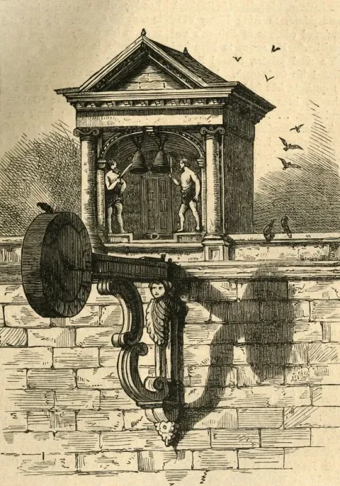 Framed Print : St. Dunstans Clock, 1897. Creator: Unknown Framed Print : St. Dunstans Clock, 1897. Creator: Unknown