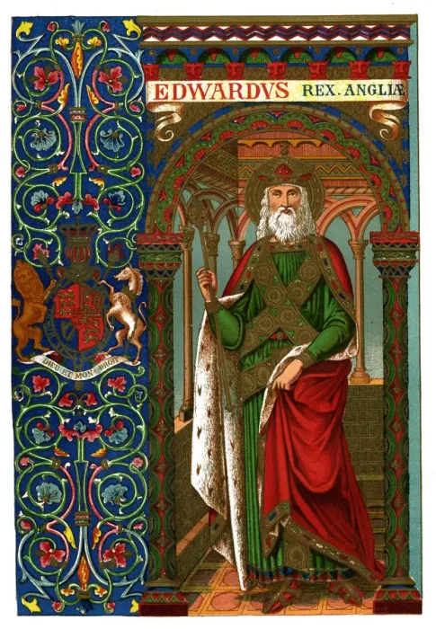 Framed Print : St Edward the Confessor, 1886 Framed Print : St Edward the Confessor, 1886
